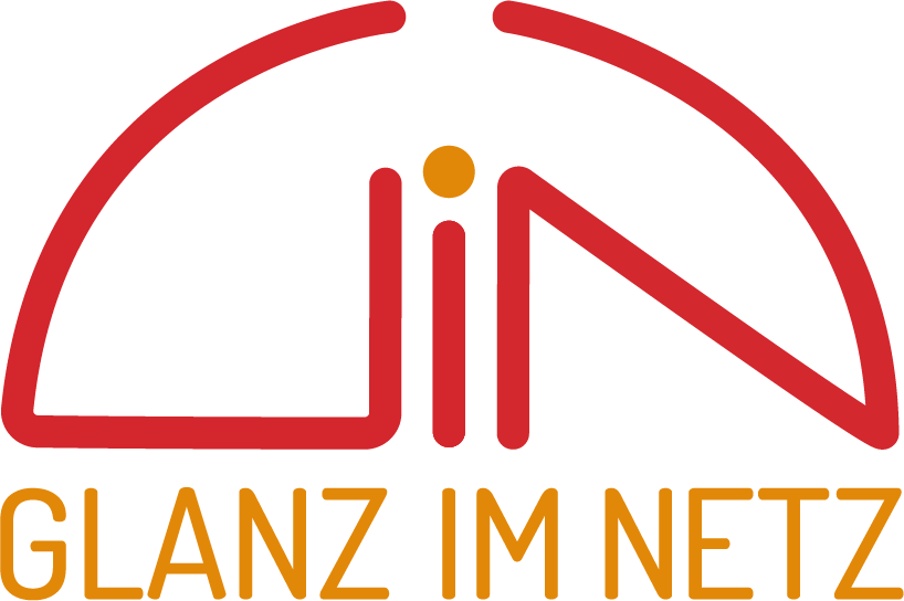 Logo GLANZ IM NETZ: Online auf den Punkt kommen
